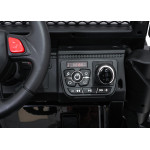 Elektrické autíčko Jeep BEAST 4x4 - MP3 - čierne
